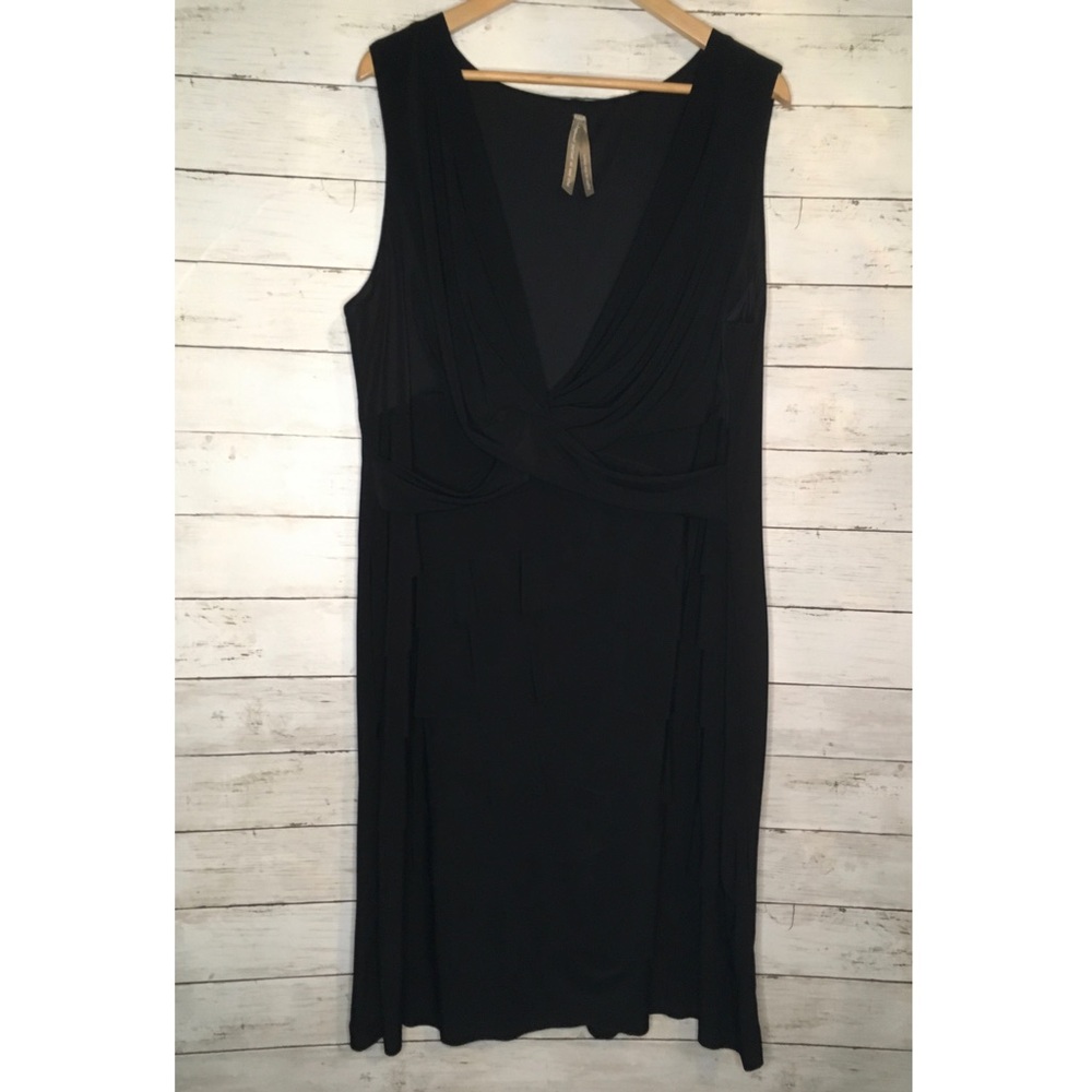 Pennington’s black dress